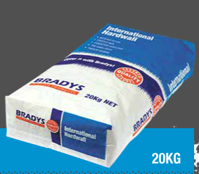 PLASTER INTERNATIONAL HARDWALL BRADYS 20KG (BAG)