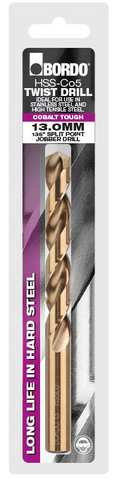 DRILL JOBBER COBALT HSS BORDO 12.50MM CARDED PIECE