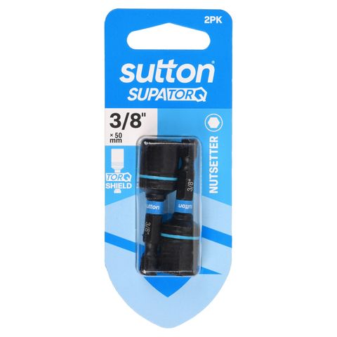 BIT NUTSETTER S230 MAGNETIC 3/8 50MM 2PK