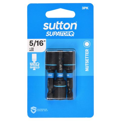 BIT NUTSETTER S230 MAGNETIC 5/16 50MM 3PK