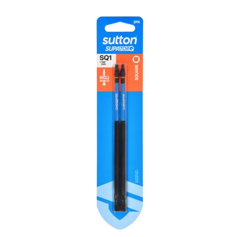 BIT SCREWDRIVER S204 SQUARE SQ2 100MM 2PK