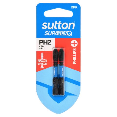 BIT SCREWDRIVER S200 PHILLIPS PH2 50MM 2PK