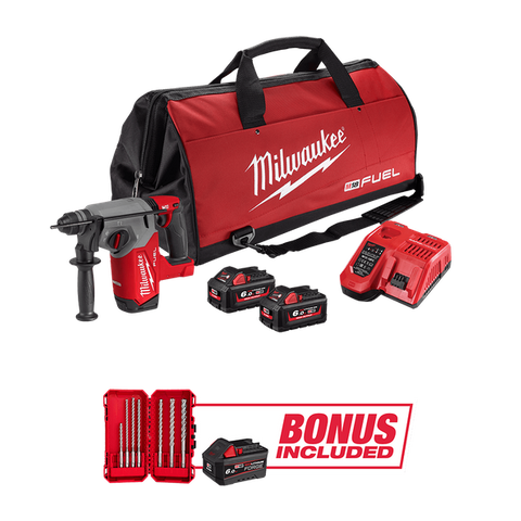 HAMMER ROTARY MILW M18 FUEL 26MM SDS PLUS KIT