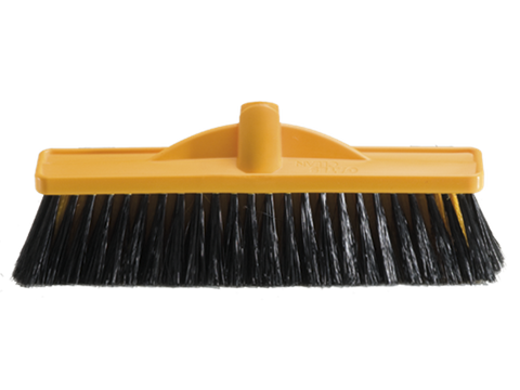 BROOM HEAD STIFF POLY MED B-12130 350MM