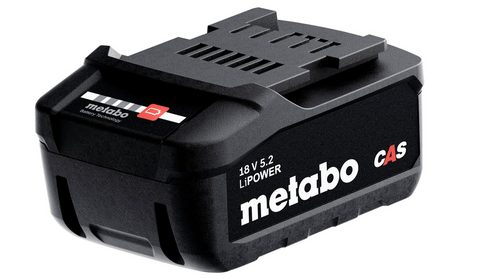 BATTERY METABO 18V LI-POWER BATTERY PACK 5.2Ah