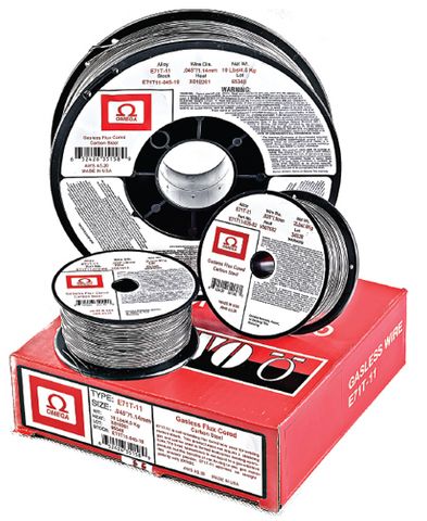 WIRE MIG GASLESS 0.8MM X 0.9KG E71T11-030-02 ROLL