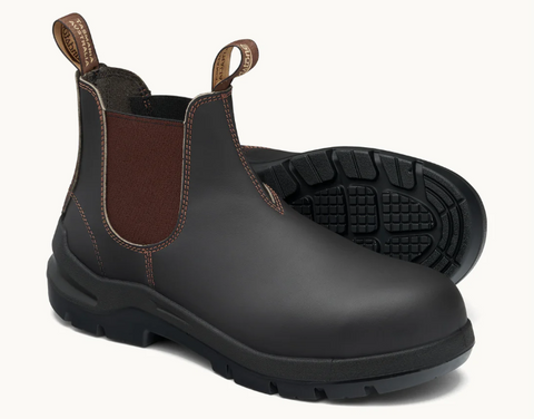 BOOT DURAFIT E/S 7508 BROWN SZ10 BLUNDSTONE