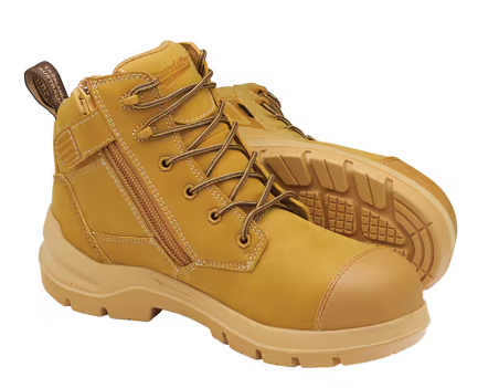 BOOT DURAFIT L/UP ZIP 7599 WHT SZ10 BLUNDSTONE