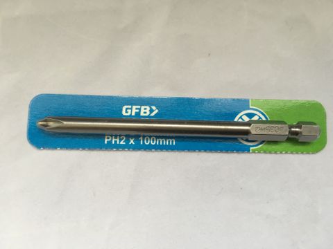 DRIVER INSERT BIT - PHILLIPS #2 100MM