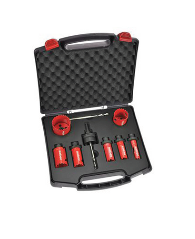 BORDO QUICK CHANGE HOLESAW KIT SABER 9 PIECE