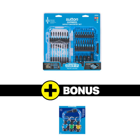 SUTTON SUPATORQ SCREWDRIVER BIT SET 37 PIECE
