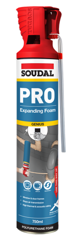 FOAM EXPANDING PRO SOUDAL GENIUS GUN 750ML