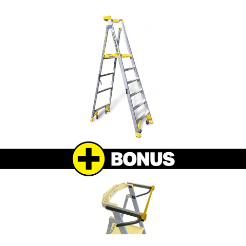 BAILEY PLATFORM LADDER 8 STEP 2.4M 170KG