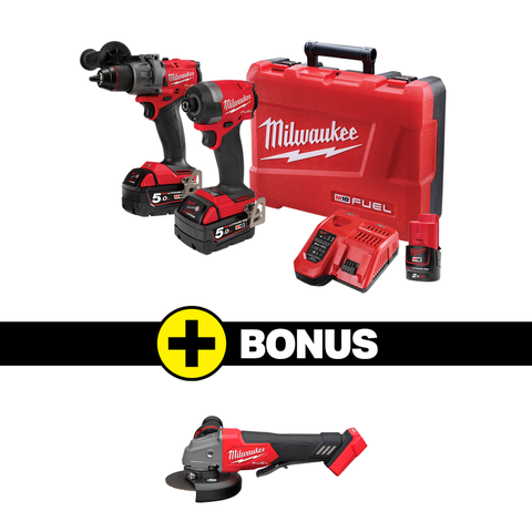 MILWAUKEE M18 FUEL&trade; 2 PIECE POWER PACK 2AA3