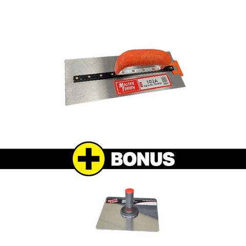 MASTER FINISH SQUARE TROWEL 120X280MM
