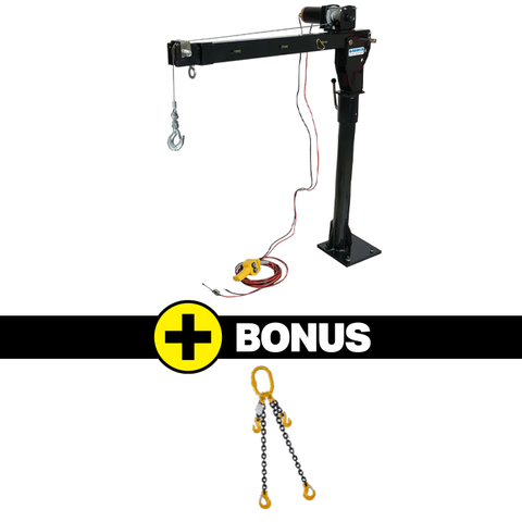 GARRICK HERBERT SWIVEL UTE CRANE 12V 500/800KG
