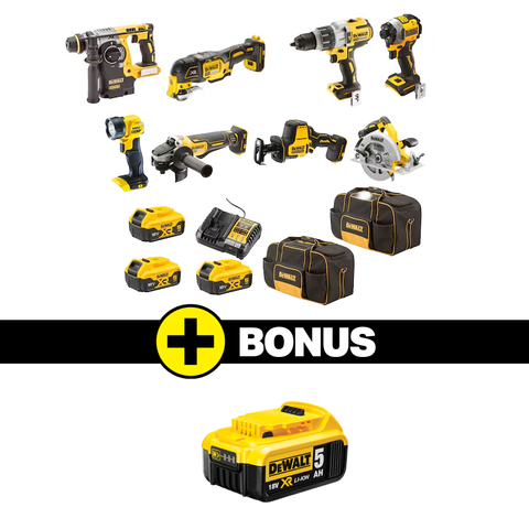 COMBOKIT 8P DCZ801P3-XE 18V XR BRUSHLESS + BATTERY