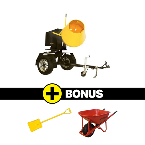 MIXER BIANCO 3.5CFT PETROL TOWABLE  PROMO PACKAGE