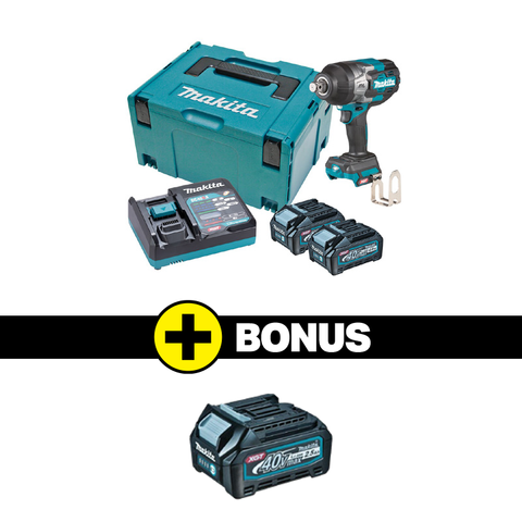MAKITA 40V MAX BRUSHLESS 3/4&rdquo; IMPACT WRENCH KIT