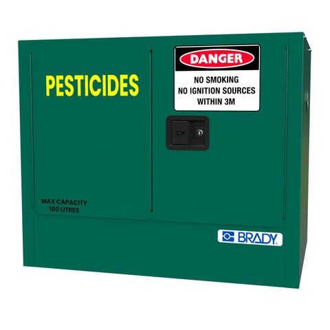 CABINET STORAGE PESTICIDE 100L BAC180