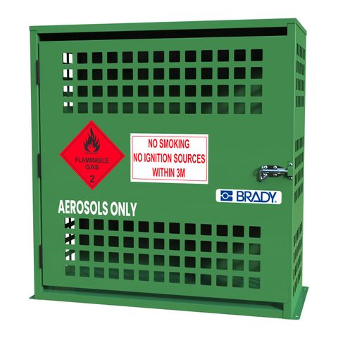 CABINET STORAGE AEROSOL 180 CAN OBSC160