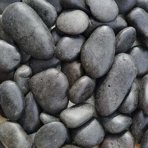 PEBBLES BAG BLACK POLISHED 20KG