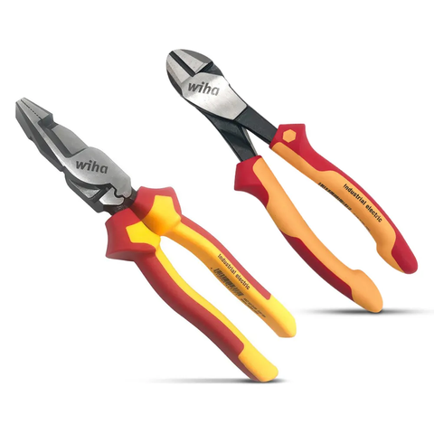 WIHA CROSS CUT PLIER & DIAGONAL CUTTER 2 PACK