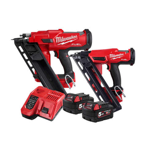 MILWAUKEE M18 FUEL&trade; FRAMING/FINISH NAILER KIT