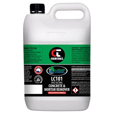 CHEMTOOLS CONCRETE & MORTAR DISSOLVER 5L
