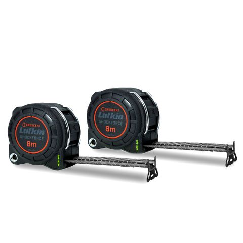 TAPE MEASURE LUFKIN NITE EYE 8M TWIN PACK