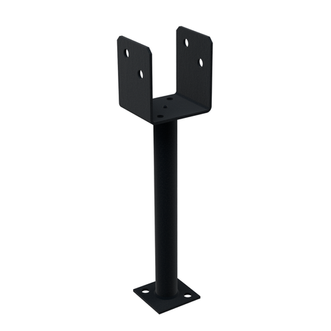 POST SUPPORT FULL STIRRUP 300X90MM BLACKOUT