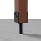 POST SUPPORT FULL STIRRUP 300X90MM BLACKOUT