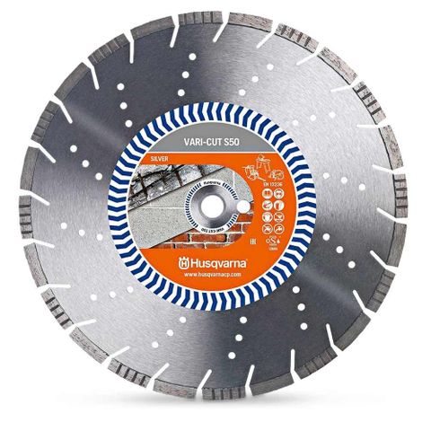 BLADE DIAMOND HUSQVARNA VARI-CUT SILVER STD 350MM