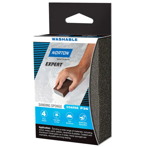 SANDING SPONGE BLOCK NORTON COARSE