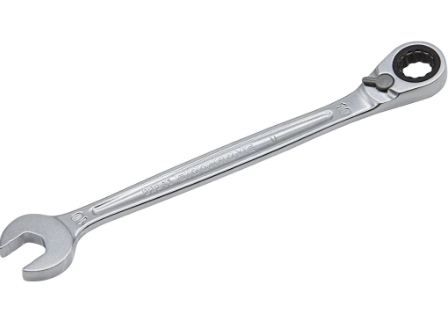 SPANNER SIDCHROME RATCHET GEARED 467 24MM