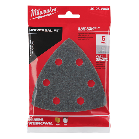 PAPER SAND MILW MULTI TOOL OPEN LOK 60G 6PK
