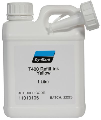 INK BALLMARKER REFILL YELLOW T400 1LT DYMARK