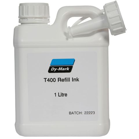 INK BALLMARKER REFILL WHITE T400 1LT DYMARK