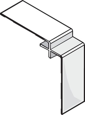 SCYON 9MM ALUMINIUM INTERNAL CORNER 3000MM