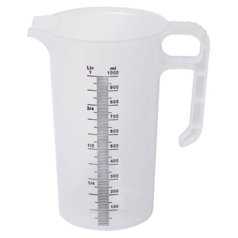 JUG MEASURING POLY 1L
