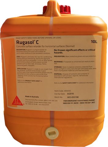 SIKA RETARDER RUGASOL C 10L