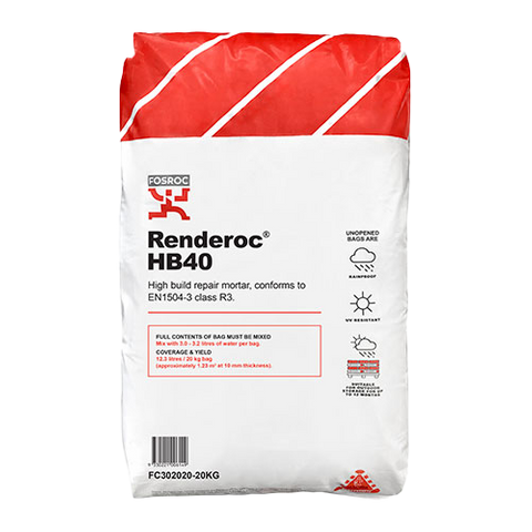 REPAIR MORTAR FOSROC HB40 20KG (BAG)