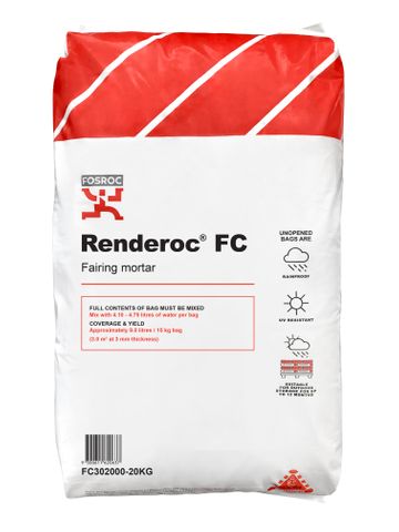REPAIR MORTAR RENDEROC FC FOSROC 20KG (BAG)