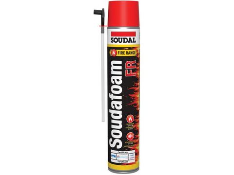 EXPANDING FOAM SOUDAL FIRE RATED RED 750ML