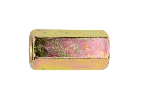 COUPLING HEX 12MM THREAD ROD GALV