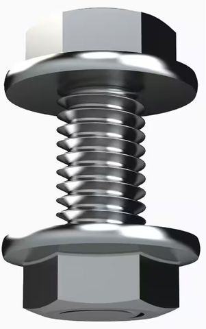 BOLT&NUT PURLIN FLANGED 12X30 ZINC 4.6 (PCE)