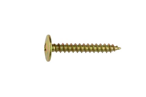 SCREW BUTTON 8X15 T17 NP ZINC  (BOX 1000)