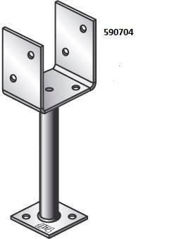 POST ANC U 115PX200 GAL F12044