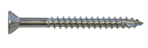 SCREW CSK 10X50 DECKING T17 SQ DRV SS304 (BOX 500)