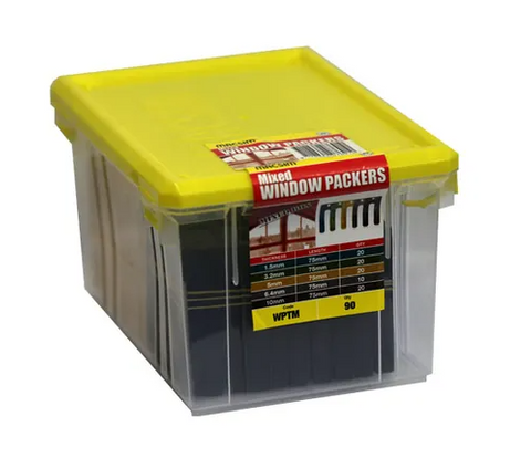 PACKERS WINDOW 75MM MIXED WPTM (BOX 90)